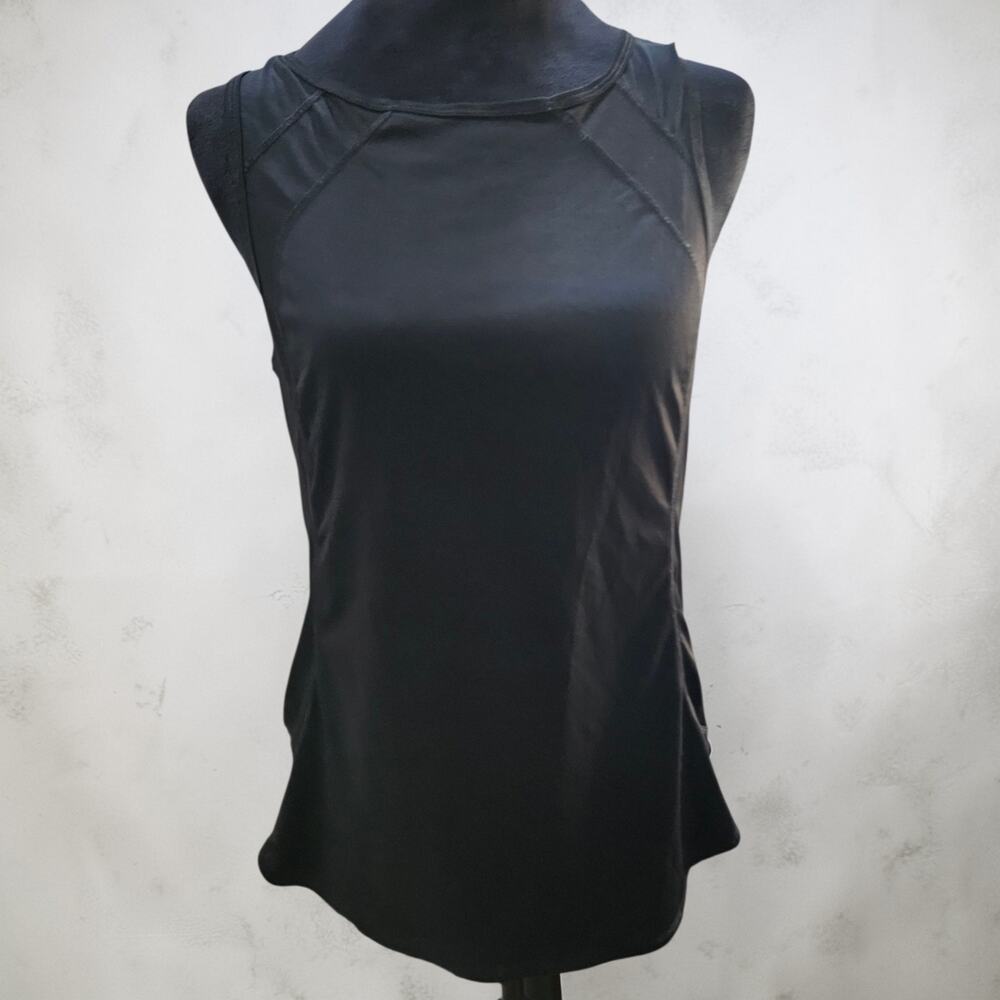 Danskin Now Women’s Active Tank Top Size M 8-10 Black Sleeveless Workout Yoga
